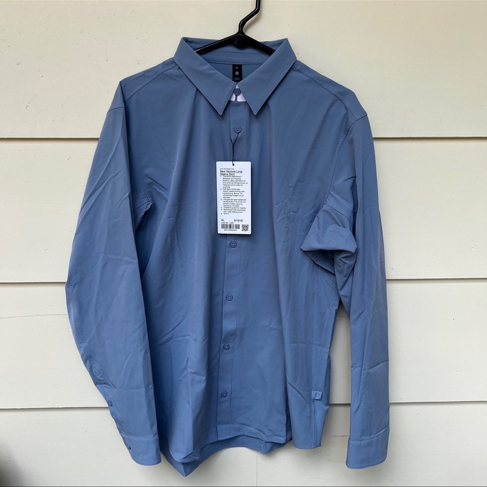 Lululemon new venture long sleeve shirt XL Color: CHBY